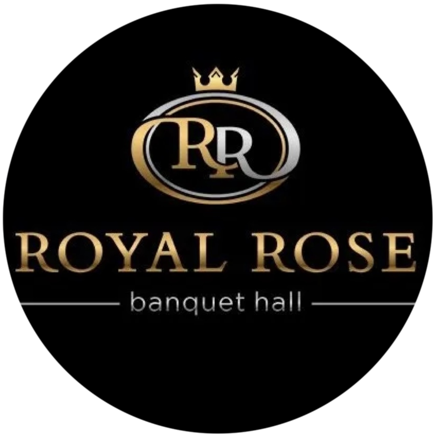 Royal Rose banquet hall emblem